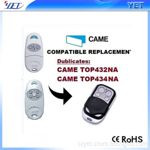 Duplicates fixed code 433.92MHZ compatible remote control